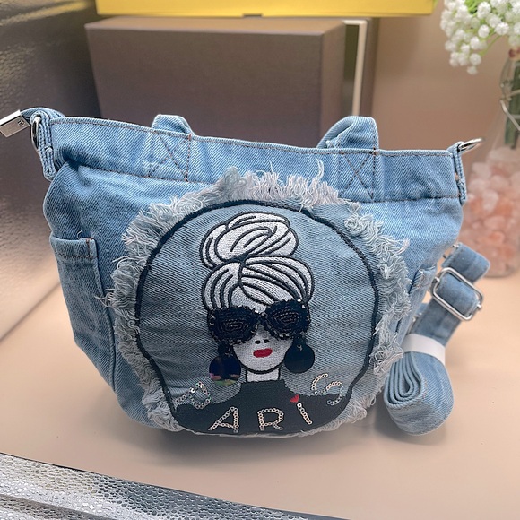 Blue Denim Women's Bag - Picture 1 of 8